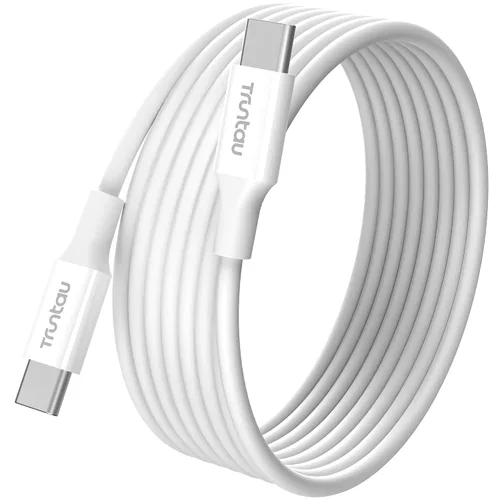 Miniatura 30 de Cable USB A a USB C de 6 pies, cable de carga rápida de 60 W compatible con iPhone 17/17 Pro Max/16/16e/16 Plus/15 Pro Max, Samsung Galaxy Blanco