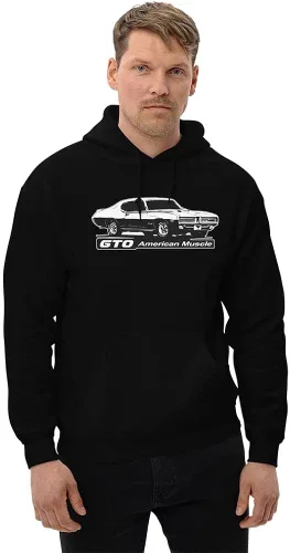 Miniatura 2 de Aggressive Thread Sudadera con capucha con ilustraciones basadas en 1969 Pontiac GTO Judge