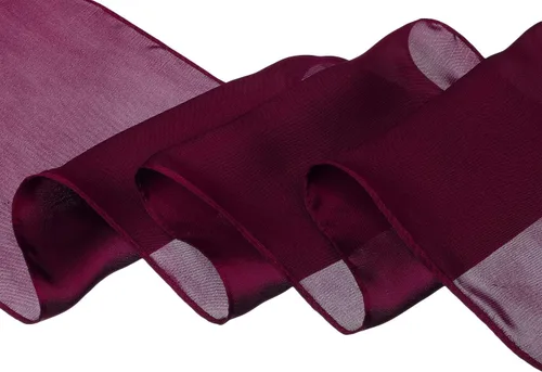 Miniatura 19 de Allegra K Bufandas flacas puras de color sólido liso para mujer, banda larga para el pelo