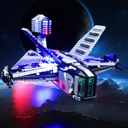 Miniatura 6 de BrickBling Kit de iluminación LED compatible con Lego 75323 The Justifier Building Set, versión mejorada de luces compatibles con Lego Justifier
