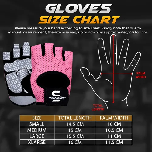 Miniatura 6 de SAWANS Guantes de entrenamiento para hombres y mujeres, guantes para levantamiento de pesas, guantes de gimnasio, fitness, ejercicio, ciclismo, Rosa