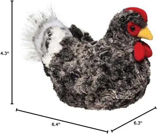 Miniatura 2 de Douglas Animal de peluche de pollo con múltiples gallinas y pimienta negra