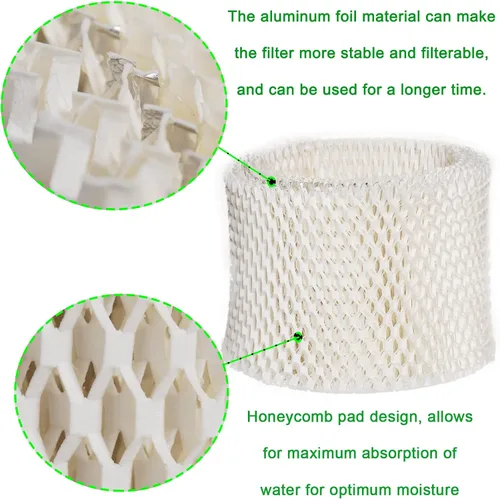 Miniatura 3 de HIFROM Paquete de 3 filtros de mecha de humidificador de repuesto WF2 y PWF2 compatibles con humidificador Kaz & Vicks V3100 V3500 V3600 V3800 V3900