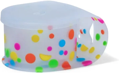 Miniatura 10 de Silipint Cuenco de silicona con tapa Go Go Connected, irrompible, no tóxico, apto para lavavajillas (Aurora, 25 onzas, paquete de 2)