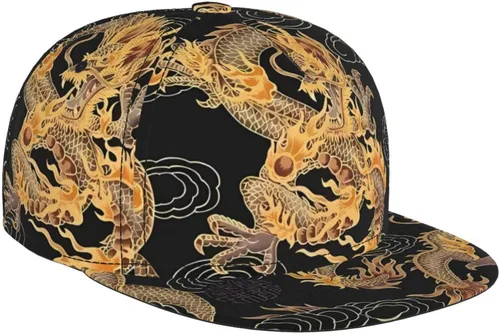 Miniatura 14 de Cartoon Animal Baseball Cap for Men Women Classic Snapback Hip Hop Flat Bill Brim Adjustable Visor Beach Trucker Hat