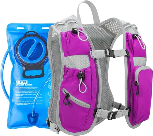 Miniatura 27 de Chaleco de correr para mujeres y hombres, mochila de hidratación para correr, chaleco para corredores, chaleco de hidratación, con soporte frontal