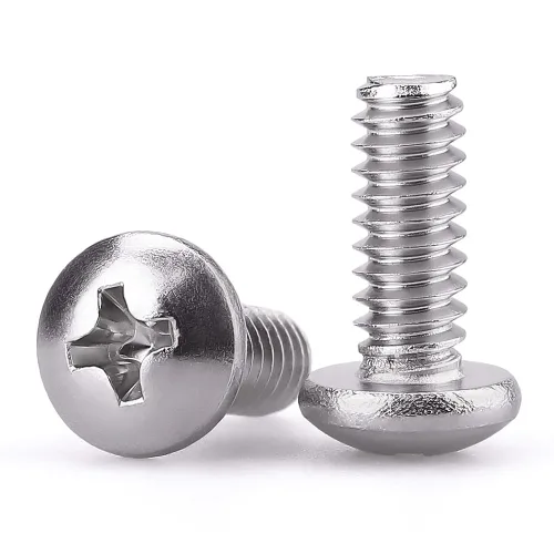 Miniatura 11 de Tornillo de máquina de cabeza cilíndrica #4-40 x 1/4", Phillips Drive, acero inoxidable 304 18-8, acabado brillante, rosca completamente mecanizada