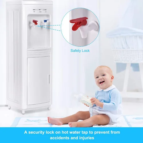 Miniatura 2 de KOTEK Dispensador de agua para enfriadores de agua, dispensador de enfriador de agua de carga superior caliente y fría con capacidad para botellas
