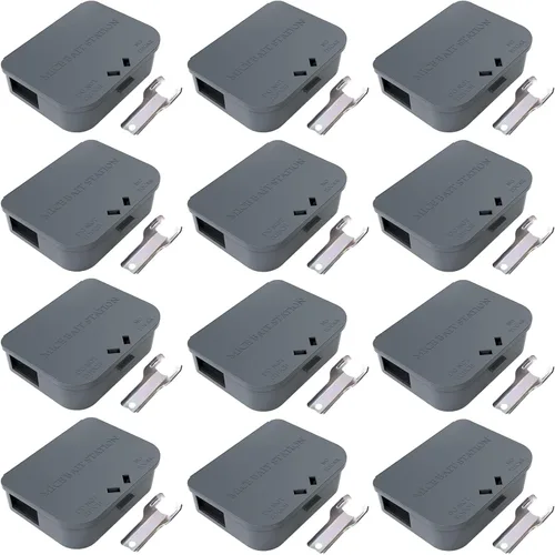 Miniatura 10 de Estaciones de mouse con llaves, paquete de 6, diseño sin llave y estaciones de mouse requeridas, estaciones de ratón, mantiene a los niños