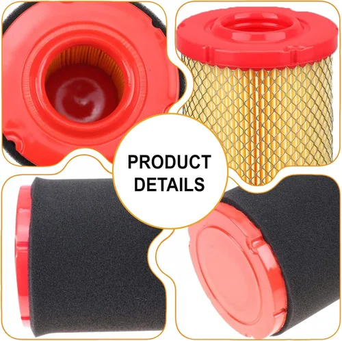 Miniatura 6 de Chikia Paquete de 2 filtros de aire 937-05066 para CubCadet MTD Craftsman 737-05066 TB42 TB46 Rotary 15847 547cc XT1-LT42 XT1-LT46 PowerMore T1300