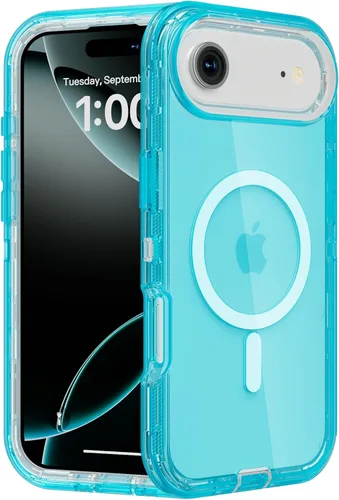 Miniatura 51 de Follaroma para iPhone 17 Pro Max, Funda Compatible con MagSafe, Funda Magnética Transparente de Doble Capa, Funda Resistente Anti-Caída y a Prueba