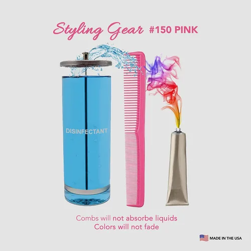 Miniatura 6 de Styling Gear Juego de 150 peines de peluquería para hombres, peines para mujeres, peines para estilista, barba, bigote, peine de bolsillo, fabricado