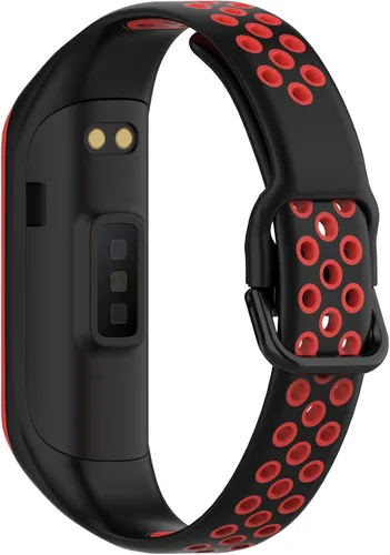Miniatura 9 de Bandas compatibles con Samsung Galaxy Fit 2 pulseras de silicona de dos tonos de silicona colorida transpirable para Galaxy Fit 2 SM-R220 Fitness