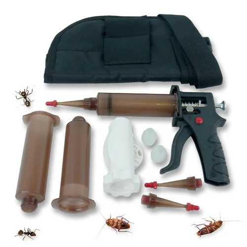 DH2 - Juego de pistola aplicadora de gel – Herramienta de dispensación de precisión con 3 tubos recargables, puntas intercambiables, conectores y