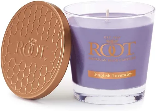 Miniatura 20 de Root Candles Velas perfumadas de cera de abeja Veriglass Premium, hechas a mano, mezcla de cera de abeja en panal, tamaño grande, vainilla francesa