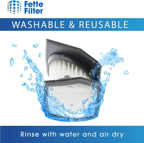 Miniatura 4 de Fette Filter - Juego de filtros de vacío Hepa prémium compatibles con RYOBI 18V ONE+ Aspiradora compacta inalámbrica sin escobillas modelo P724