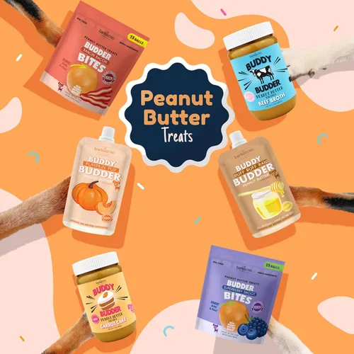 Miniatura 4 de Bark Bistro Company, Superberry Snoot + Barkin Banana + Pumpkin Pup, mantequilla de maní 100% natural para perros, golosinas saludables para perros