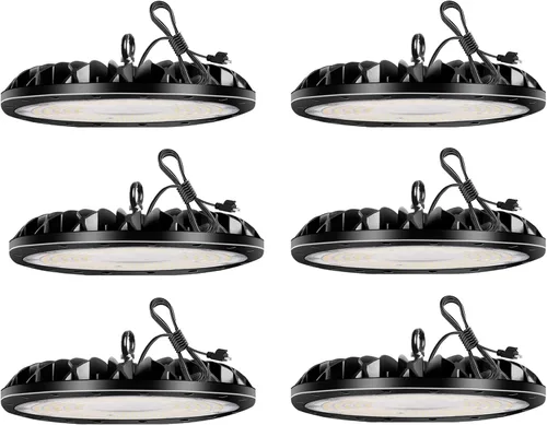 Miniatura 18 de 100W 10000LM UFO LED High Bay Light Luz LED Super Brillante ED High Bay Shop Luz blanca 6500K Luz de día, iluminación comercial de alta bahía