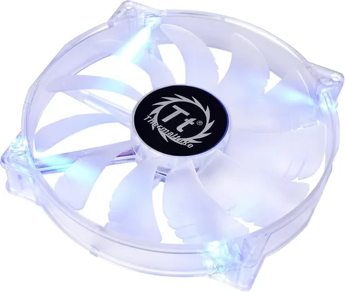Miniatura 4 de Thermaltake 200 mm Pure 20 Series Azul LED Ventilador de Caja Tranquilo de Alto Flujo de Aire de Alto Rendimiento Fácil de Instalar Transparente