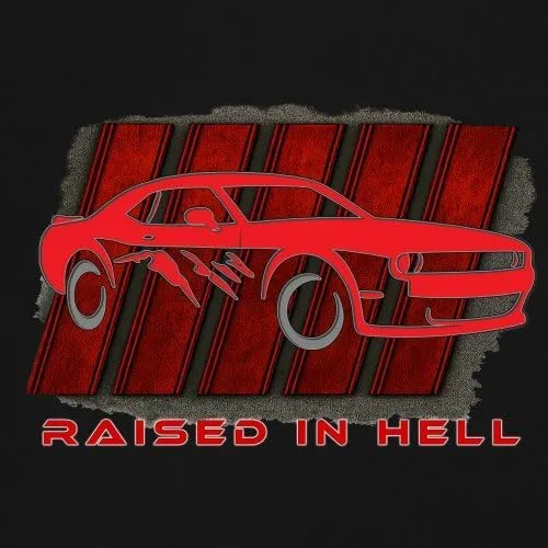 Miniatura 3 de Tee Hunt Raised In Hell Men's Graphic Hoodies and Crewneck Sweatshirts