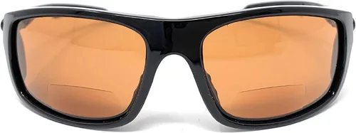 The Tempe - Lentes de sol bifocales unisex para lectura de luz deportiva y envolvente, ANSI Z87.1