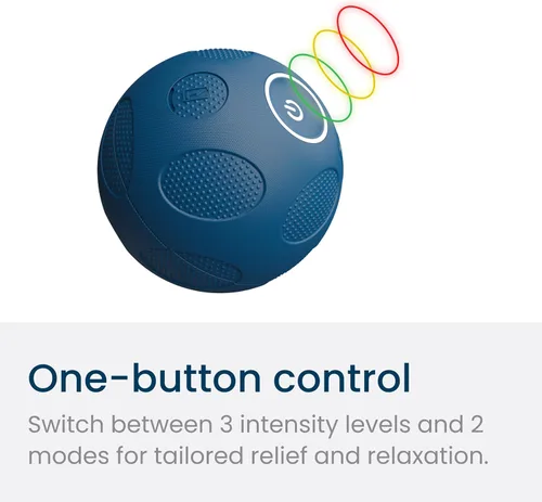 Miniatura 2 de MyoSphere - Pelota de masaje con vibración para estimulación de tejido profundo, alivio de tensión muscular y reducción del estrés, tu terapeuta