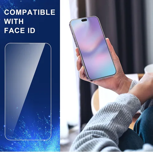 Miniatura 7 de ImpactStrong Paquete de 3 protectores de pantalla de vidrio templado inastillables para iPhone 17 Pro Max [marco de fácil instalación]