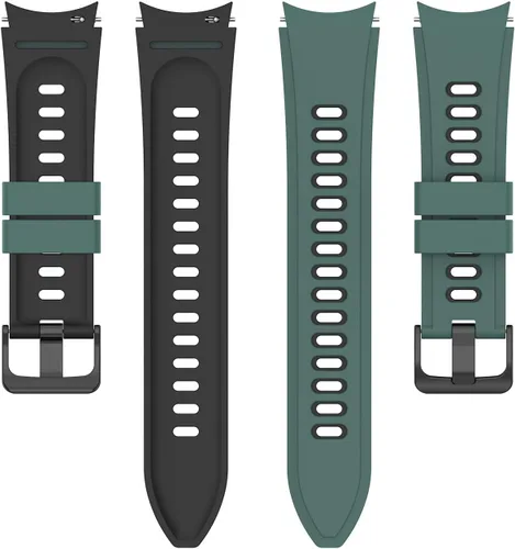 Miniatura 5 de Senter Correa de repuesto de goma suave de liberación rápida para Samsung Galaxy Watch4 de 40/1.732 in, Watch4 Classic de 1.654 in/1.811 in Smart