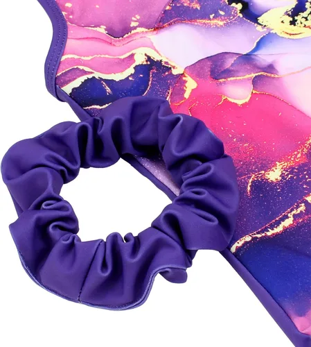 Miniatura 28 de MODAFANS Leotardos de gimnasia para niñas brillantes para bailar ballet, pantalones cortos con espalda cruzada