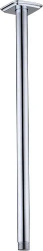 Miniatura 17 de Brazo de ducha con brida de acero inoxidable de 4 pulgadas, extensión recta montada en el techo para cabezal de ducha de lluvia superior, níquel