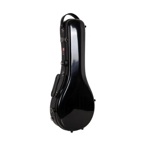 Crossrock Funda de Mandolina Estilo A se ajusta a Gibson A4 | Carcasa Rígida 100% de Fibra de Vidrio con Cierres de Marca, Cerradura TSA, y Correas