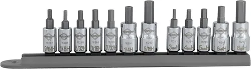 Miniatura 20 de Mayhew Tools 16003 Juego de brocas de doble unidad de perfil bajo, 11 piezas Torx, revestimiento de titanio Recubierto de titanio