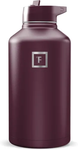 Miniatura 16 de IRON °FLASK Frasco de hidratación para acampar y senderismo con boquilla, botella de agua deportiva de acero inoxidable aislada de boca ancha, Aurora