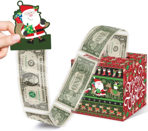 Miniatura 9 de Caja de dinero de feliz cumpleaños para regalo en efectivo, incluye tarjeta de feliz cumpleaños y 35 bolsas transparentes, divertido regalo