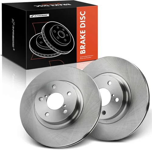 Miniatura 11 de A-Premium Rotores de freno de disco perforados y ranurados delanteros de 10.89 pulgadas (276.50mm) compatibles con modelos Subaru, Saab - Outback