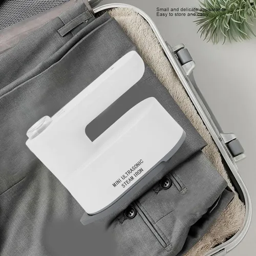 Miniatura 9 de Mini máquina de prensa de calor, prensa de calor inalámbrica portátil recargable, plancha plana de 180° 2 en 1, plancha de vapor seco y húmedo