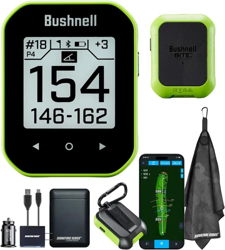 Miniatura 16 de Bushnell Golf Phantom 3 Slope GPS Handlheld (negro) Más de 38,000 campos, compensación de pendientes, información de peligro, calculadora
