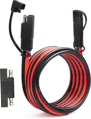 Miniatura 15 de MOOKEERF Cable de extensión SAE de 10 AWG – Cable de desconexión rápida de 20 pies, cable de extensión de cargador de batería, resistente