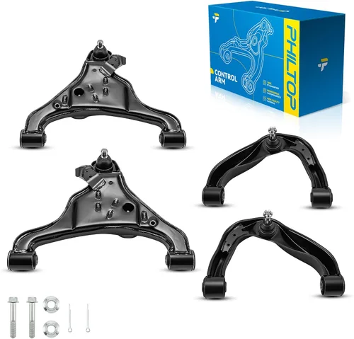 Miniatura 183 de PHILTOP Kit de suspensión delantera de 10 piezas, brazos de control inferiores con juntas de bola, eslabones de extremo de barra estabilizadora