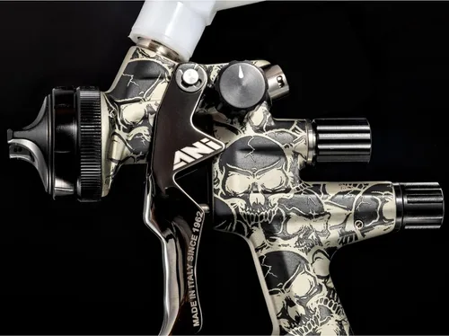 Miniatura 7 de Pistola pulverizadora ANi Edición limitada de cráneo 1.3mm Transparente (AH1535036A)