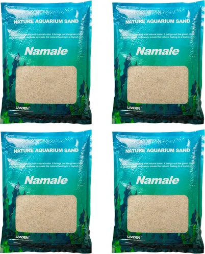 Miniatura 15 de LANDEN Namale - Arena para acuario, 2 L (aprox. 7 libras), arena súper natural para paisajismo de acuarios, arena cosmética para peceras, sustrato