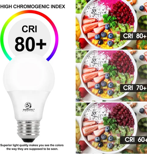 Miniatura 8 de Bombillas LED A19 de ENERGETIC SMARTER LIGHTING, equivalentes a 60 vatios, blanco frío 4000K, base media E26, bombilla LED no regulable, 4000K