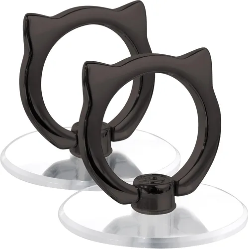 Miniatura 9 de Soporte de Anillo de Teléfono con Gato - EI Sonador Soporte de Anillo de Teléfono Celular Transparente Soporte Transparente Agarre para Dedos