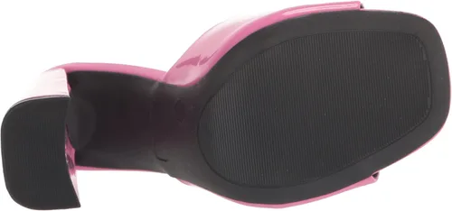 Miniatura 4 de Madden Girl Sandalia de tacón Genius para mujer, Charol fucsia