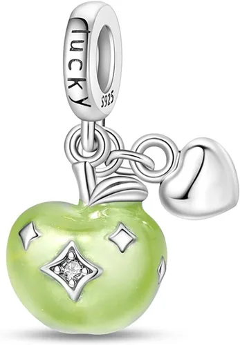 Miniatura 3 de PARCOM Charms S925 Sterling Silver Fits for Pandora Bracelets Cherry Blossom Dangle Beads Jewelry for Women