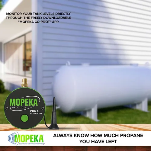 Miniatura 4 de Mopeka Pro + Sensor Celular - Sensor Ultrasónico Bluetooth y Celular Para Tanques de Propano de Acero - Perfecto Para Tanques de Propano - Hasta
