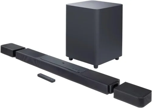 Miniatura 4 de JBL Bar 1300X: Barra de sonido de 11.1.4 canales con altavoces envolventes desmontables, MultiBeam™, Dolby Atmos® y DTS:X®, color negro