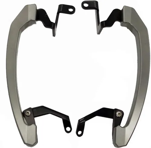 Miniatura 4 de MaNboc Barras de agarre para asiento trasero para pasajero, carril de agarre MT07 FZ07, accesorios compatibles con Yamaha MT-07 FZ-07 2014-2017 Negro