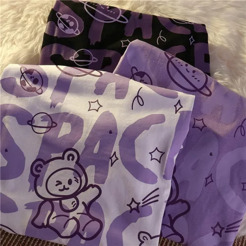 Miniatura 5 de Camiseta gótica Y2K Harajuku para mujer, ropa de anime de algodón