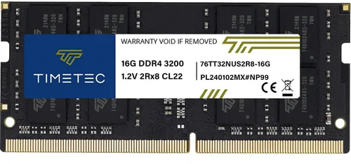 Miniatura 9 de Timetec 16GB Kit (2x8GB) DDR4 3200MHz (o 2933MHz o 2666MHz) PC4-25600 No ECC Sin búfer 1.2V CL22 1Rx8 Rango único 260 pines SODIMM Módulo de memoria